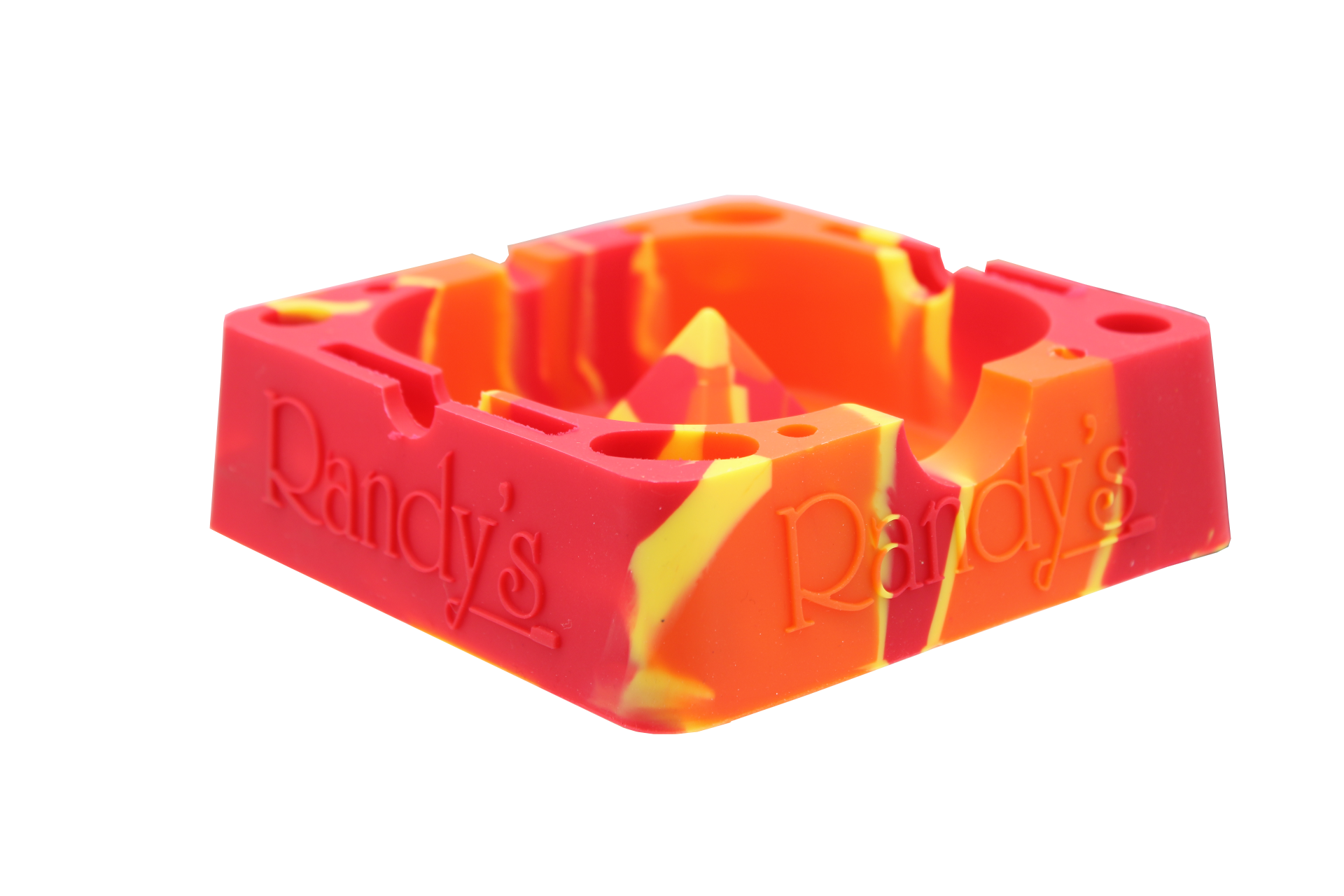 RANDYS 7" SQUARE ASSORTED SILICONE ASHTRAY EACH