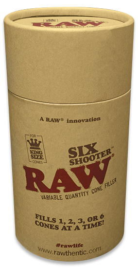 RAW- SIX SHOOTER KING SIZE CONE FILLER