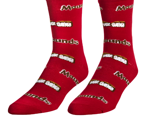 CRAZY SOCKS- Mounds Bar Men's