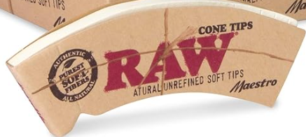 RAW Maestro Cone Tips Natural Unrefined Soft Tips
