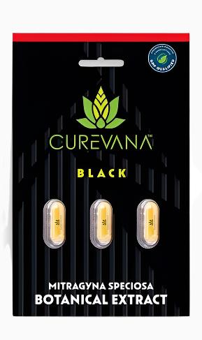 Curevana Botanical Extract 3Ct Capsules - Black