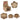 RAW 2pc Hemp Plastic Herb Grinder 12ct Display