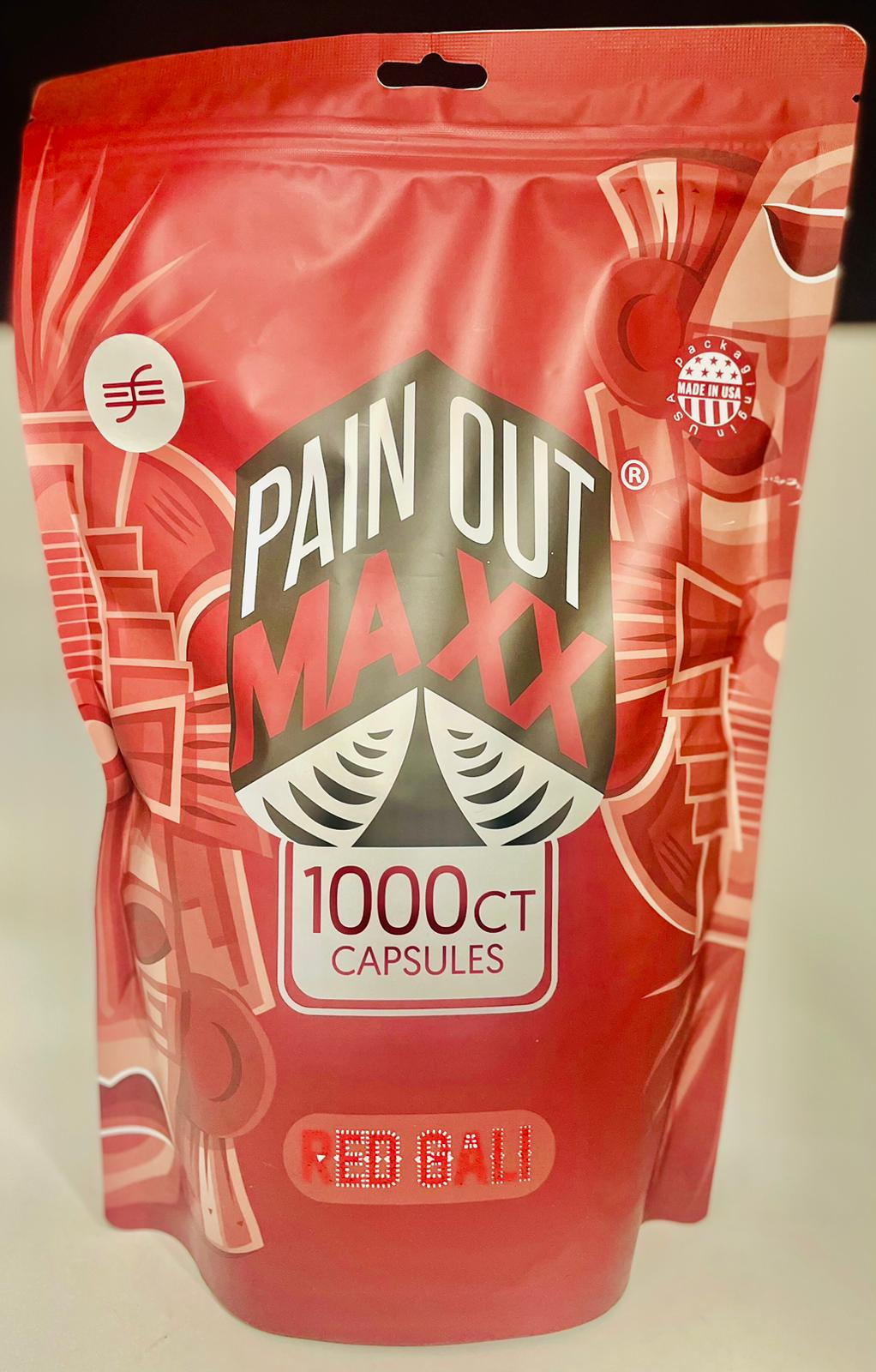 PAIN OUT MAXX KRATOM RED BALI CAPSULES