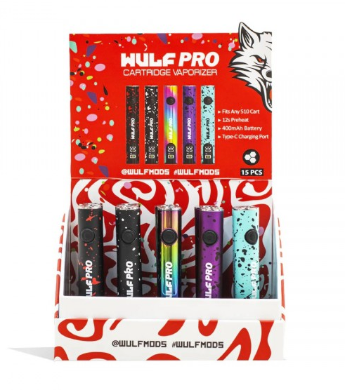 Wulf Pro Cartridge Vaporizer 15Ct - Assorted