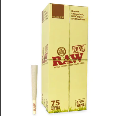 Raw Organic KS Cones 75ct