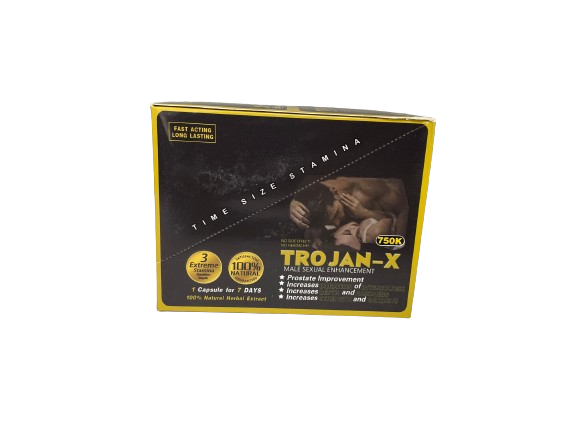 TROJAN-X 750K SUPPLEMENTS FOR EXTRA STRENGTH