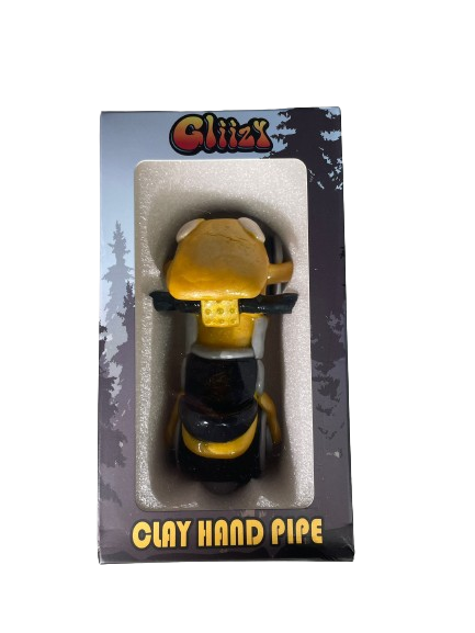 5" Gliizy Clay Hand Pipe - Touring Bike