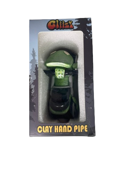 5" Gliizy Clay Hand Pipe - Touring Bike