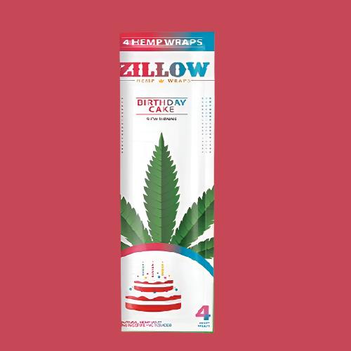 Zillow Hemp Wraps 4pk 20ct