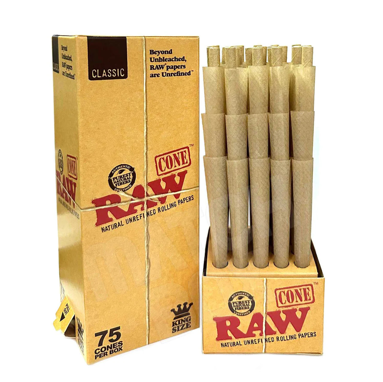 RAW CLASSIC CONES 75CT KING SIZE