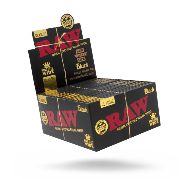 RAW-CLASSIC ROLLS KING SIZE WIDE 3 METERS 12CT PAPERS