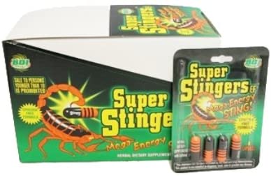 Super Stingers Ephedra Free Blister Pack 24Ct