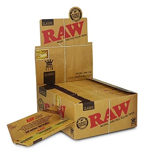 RAW-CLASSIC KING SIZE SLIM ROLLING PAPER 50CT