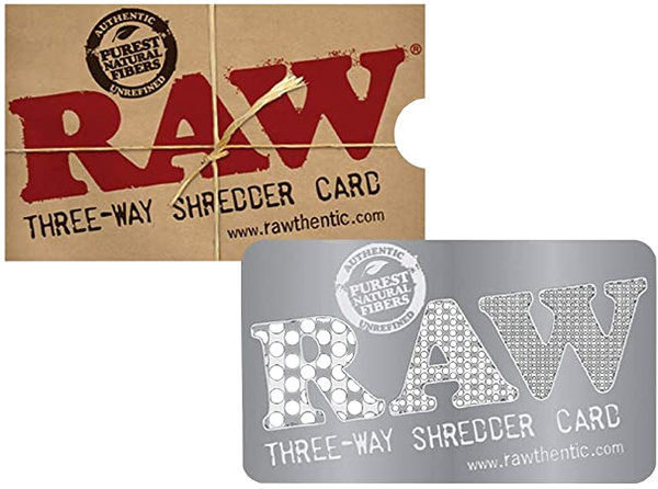 RAW Three-Way Shredder Card (4"x3"x0.05")