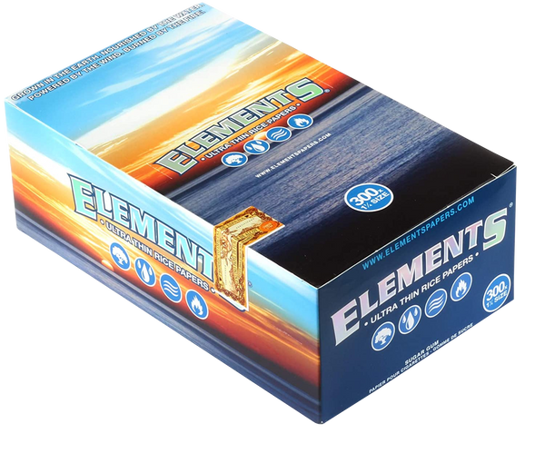 Elements 300 Ultra Thin Rice Rolling Paper 1.25 1 1/4 Size