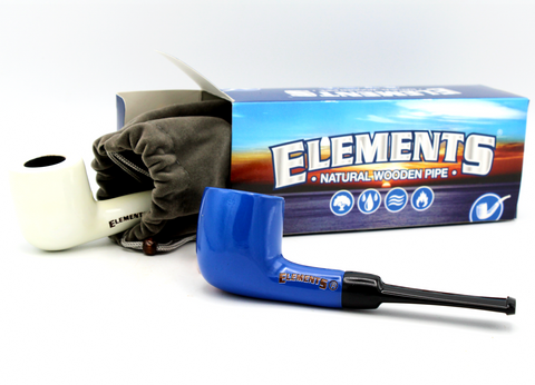 Elements Pipe Engraved With Pouch