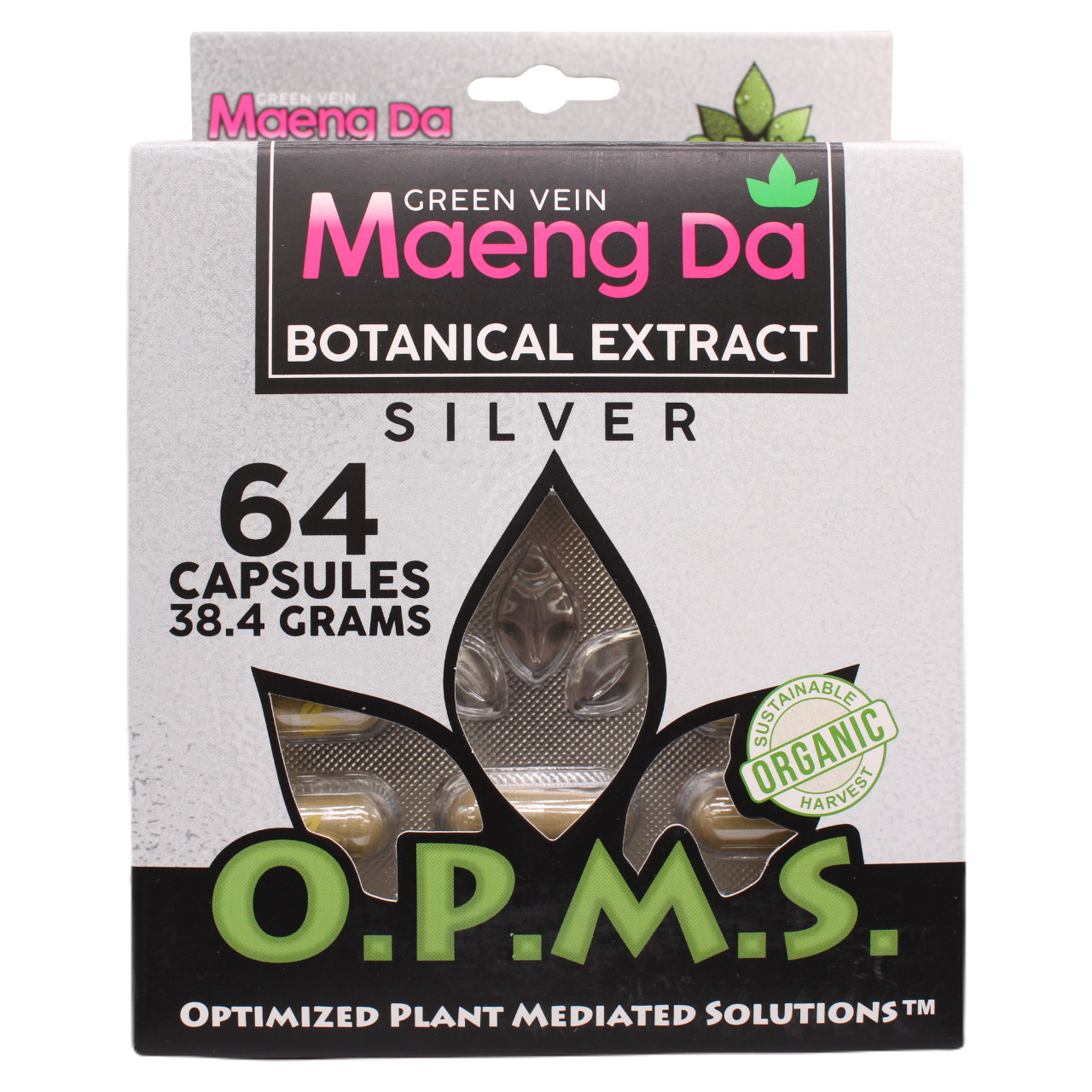 OPMS SILVER  BOTANICAL EXTRACT CAPS 64CT