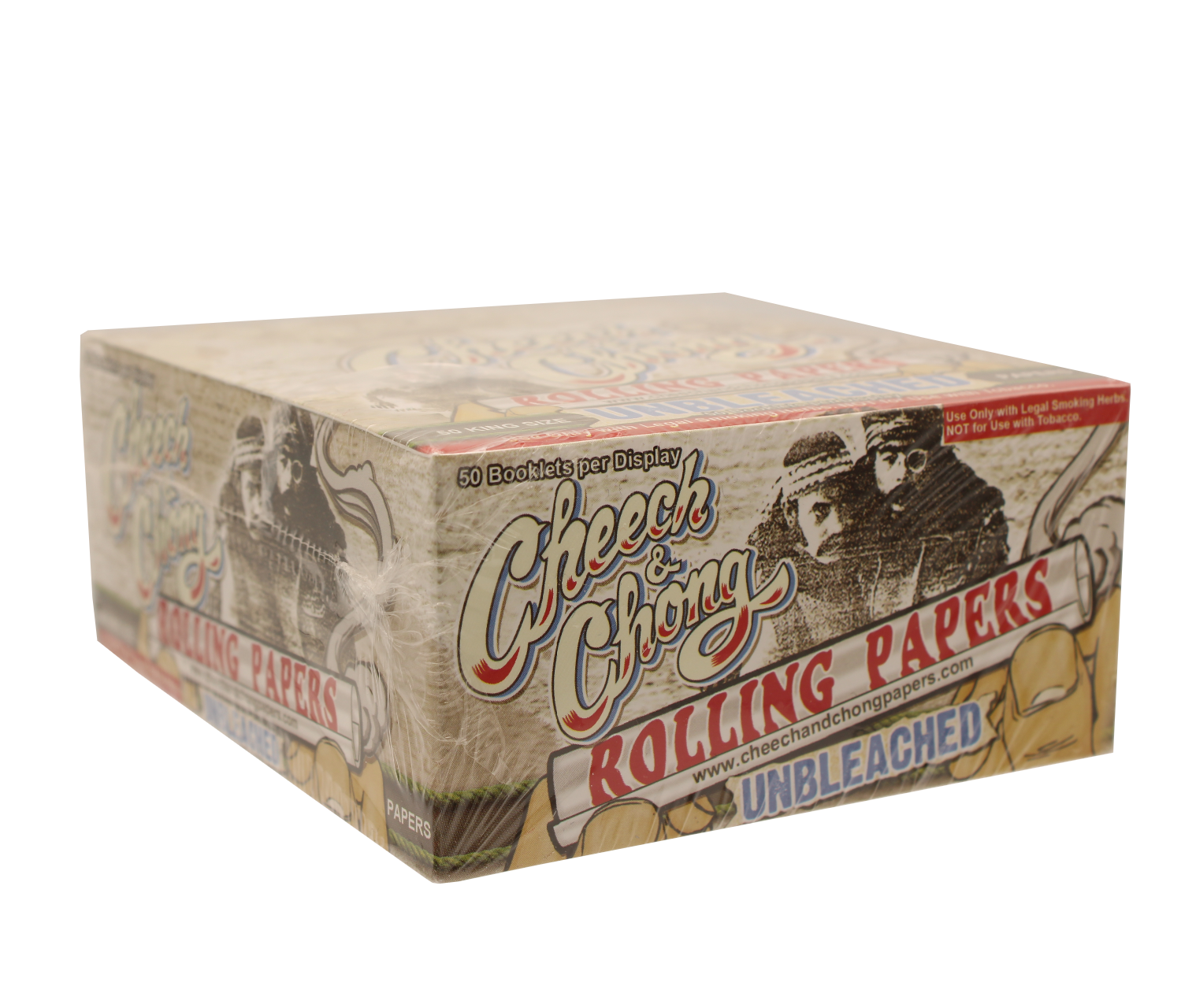 CHEECH & CHONG UNBLEACHED ROLLING PAPERS 50 CT - KING SIZE