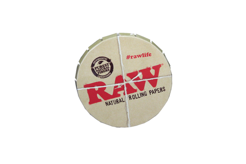 Raw Round Pop Top Metal Tin