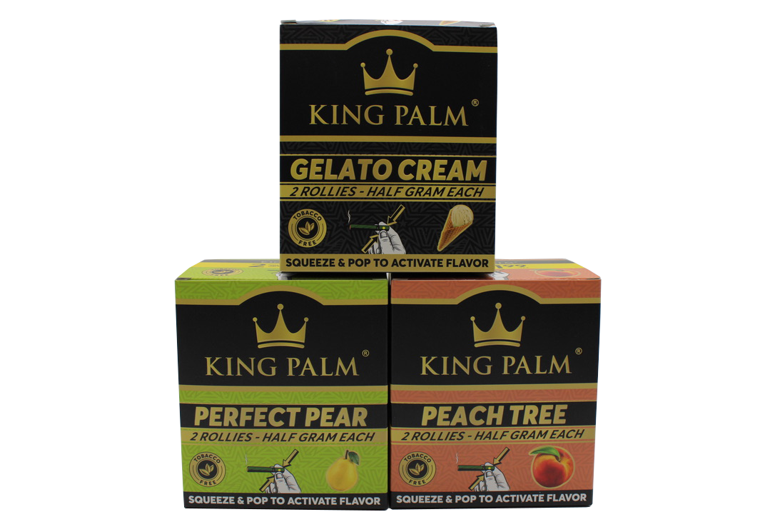 KING PALM FLAVORED ROLLIE SIZE ROLLS 2PK 20CT