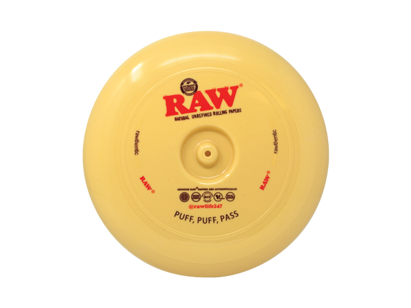 RAW ULTIMATE DISC FRISBEE WITH CONE HOLDER