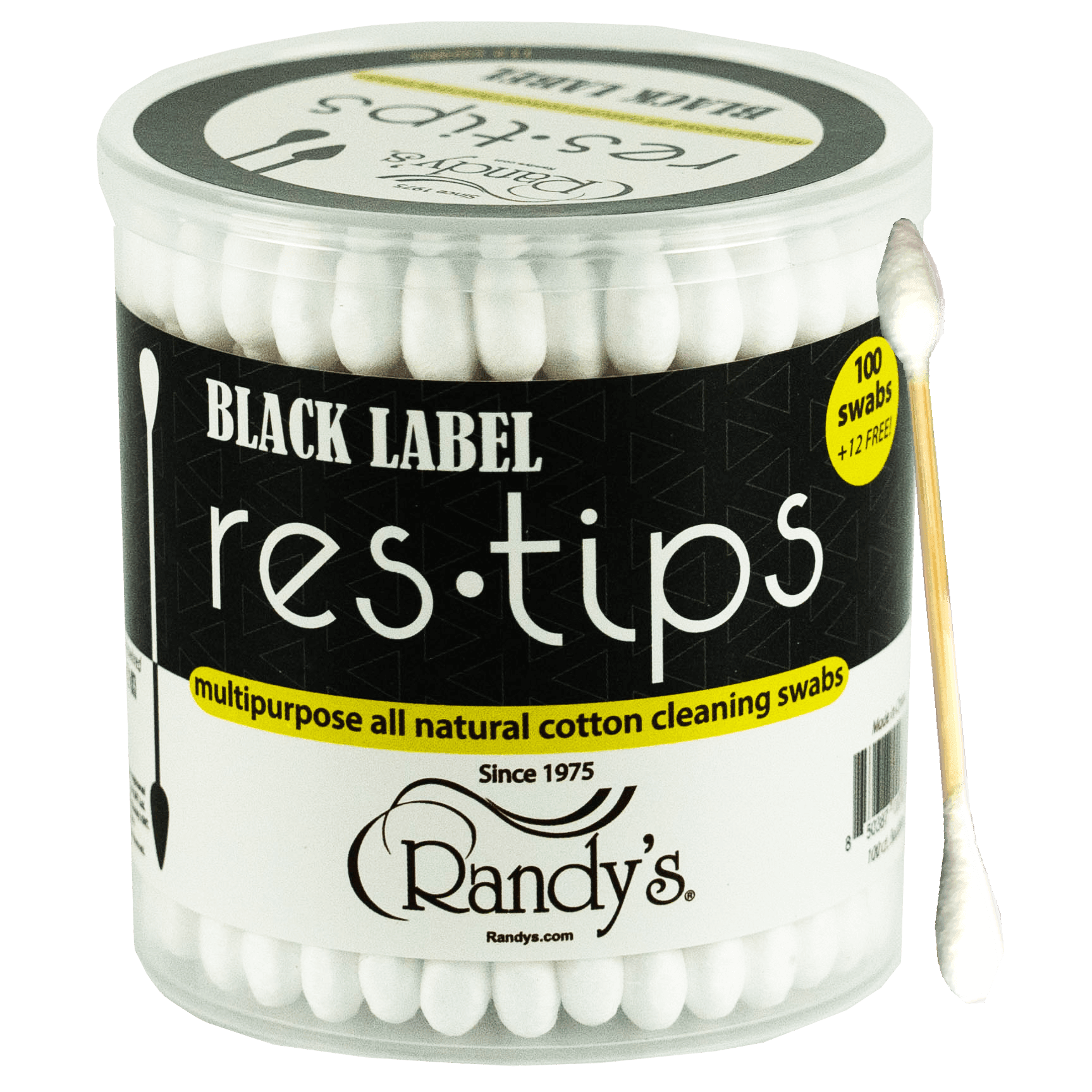 Randy's Black Label Res-Tips 100 Swabs