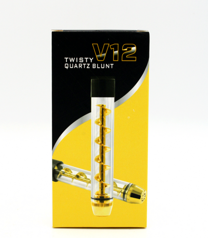 Twisty V12 Quartz Blunt