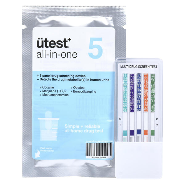 Utest 5 All-In-One At Home Drug Test