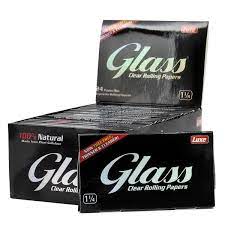 Glass Clear Rolling Paper 1 1/4 24CT