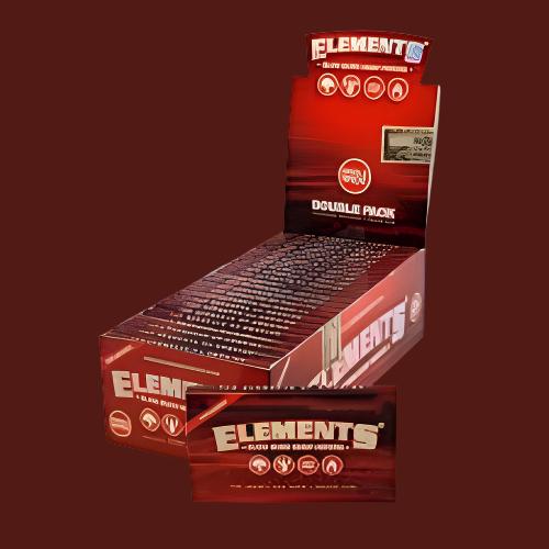 ELEMENTS - Hemp Rolling Papers Single Wide Double Pack 100ct 25pk