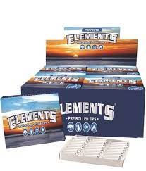 ELEMENTS NATURAL GRAIN CUT PRE-ROLLED TIPS 20CT