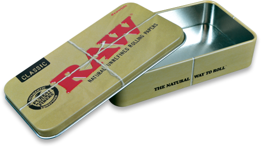 RAW-CLASSIC METAL TIN BOX