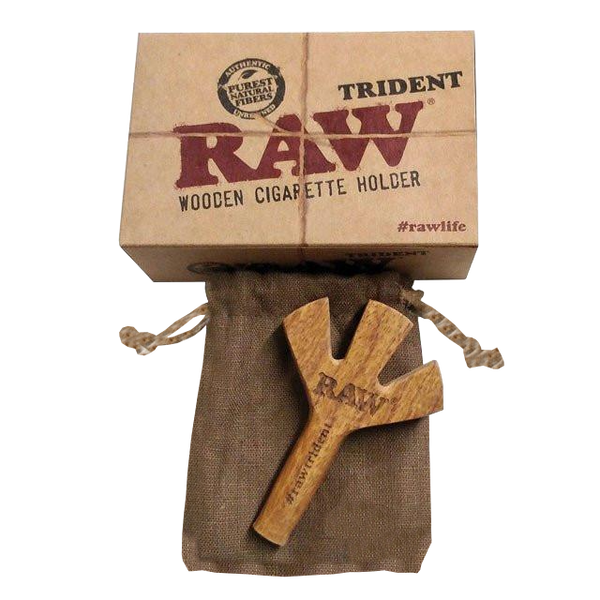 RAW Trident Wood Cigarette Holder